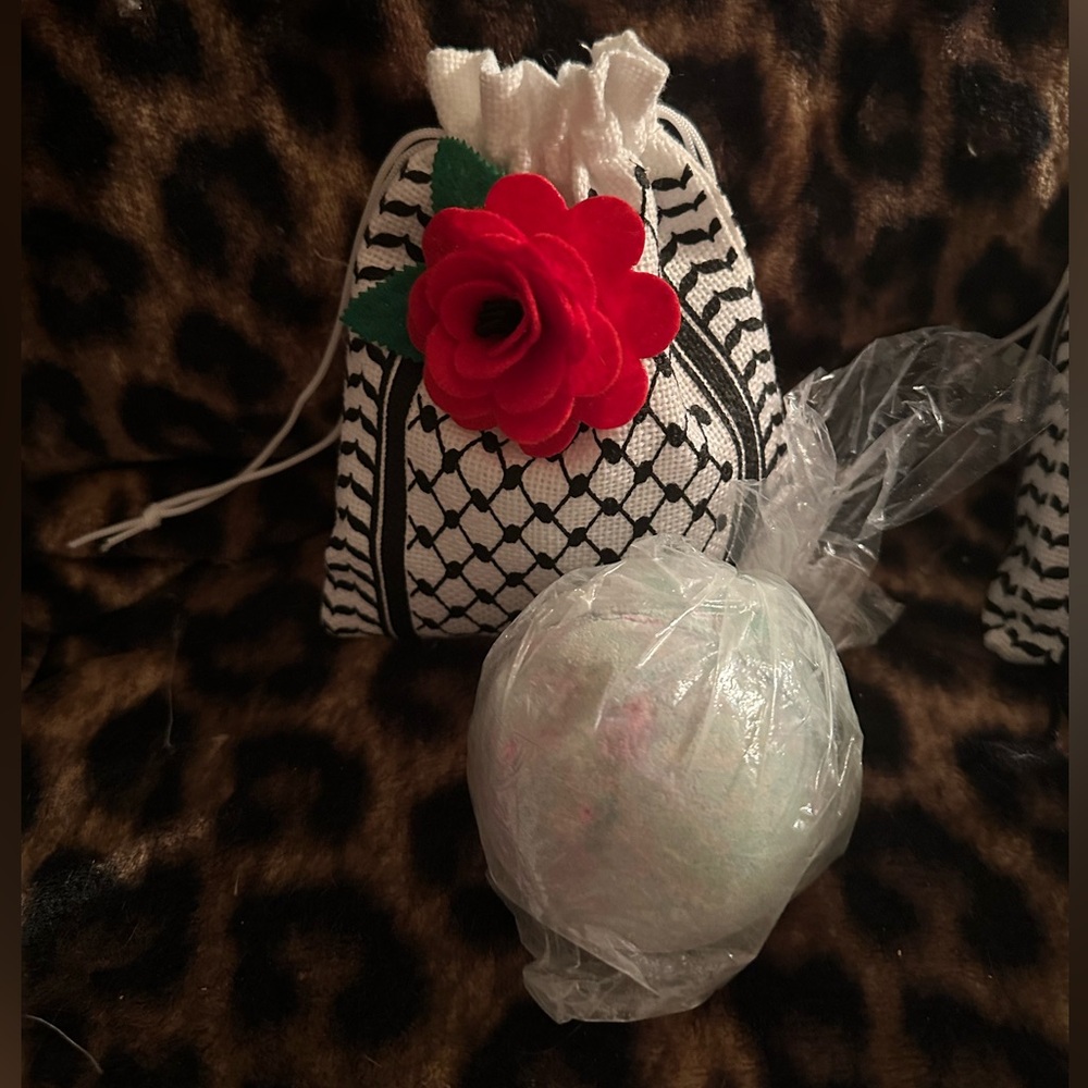 Hand made scented soap in a bag. NEW!